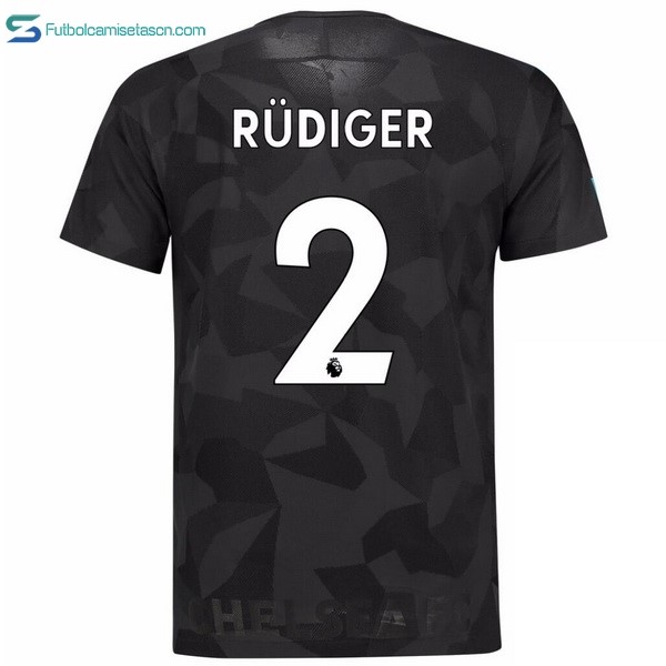 Camiseta Chelsea 3ª Rudiger 2017/18